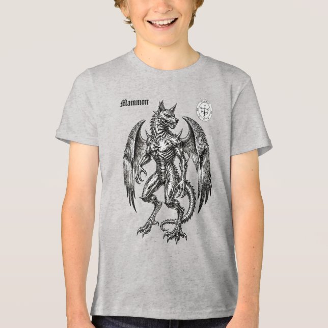 T-shirt En Tri-matière Mammon Fortune Inférnale Déchaînée (Recto)