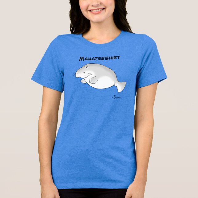 T-shirt En Tri-matière MANATEESHIRT par Sandra Boynton (Recto)