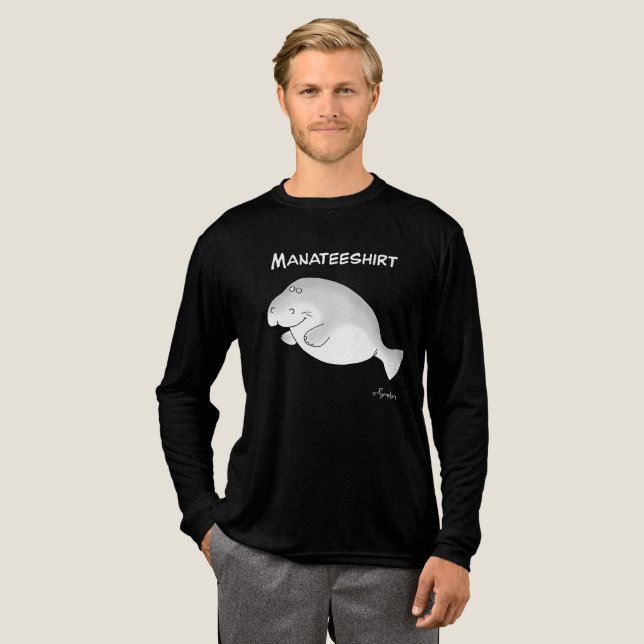 T-shirt En Tri-matière MANATEESHIRT par Sandra Boynton T-Shirt (Recto complet)