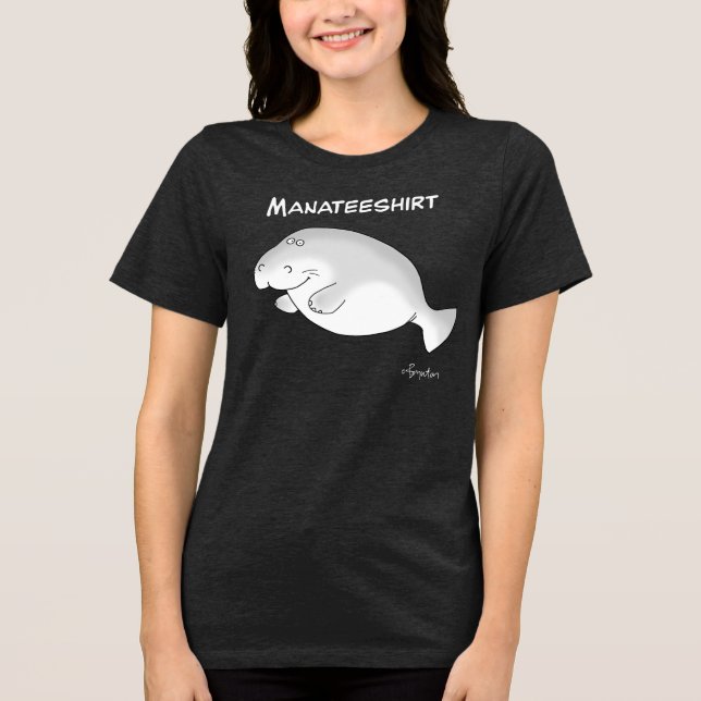 T-shirt En Tri-matière MANATEESHIRT par Sandra Boynton T-Shirt (Recto)