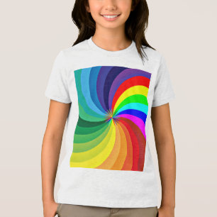 T-shirt En Tri-matière Mandala-46556 couleur arc-en-ciel