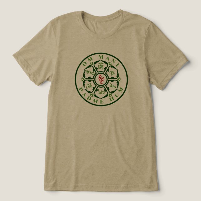 T-shirt En Tri-matière Mandala Mantra (Design Recto)