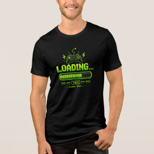 T-shirt En Tri-matière Manette de jeu en pixel art néon