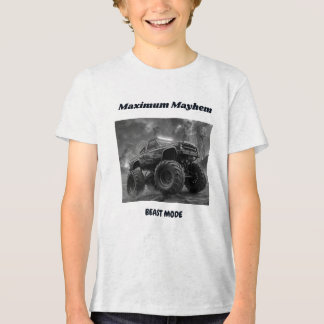 T-shirt En Tri-matière Manie de camion monstre