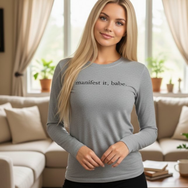 T-shirt En Tri-matière Manifest It Babe Women's Shirt (Créateur téléchargé)