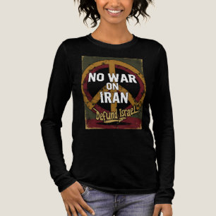 T-shirt En Tri-matière Manifestation Pas de guerre contre l'Iran, Défendr