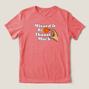 T-shirt En Tri-matière Manqué de Juste un peu Cornichon Pickleball Drôle