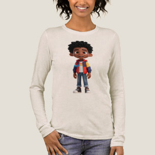 T-shirt En Tri-matière Manteau Arc-en-Ciel Enfant Joyeux Chemise Manches 