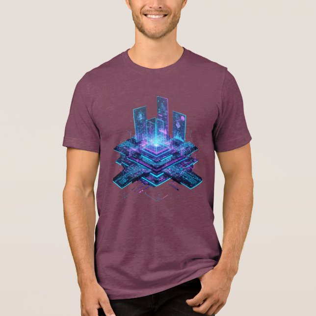 T-shirt En Tri-matière Mapa de circuitos (Recto)
