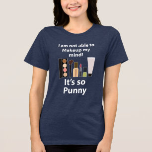 T-shirt En Tri-matière Maquillage Blague Drôle Maquillage