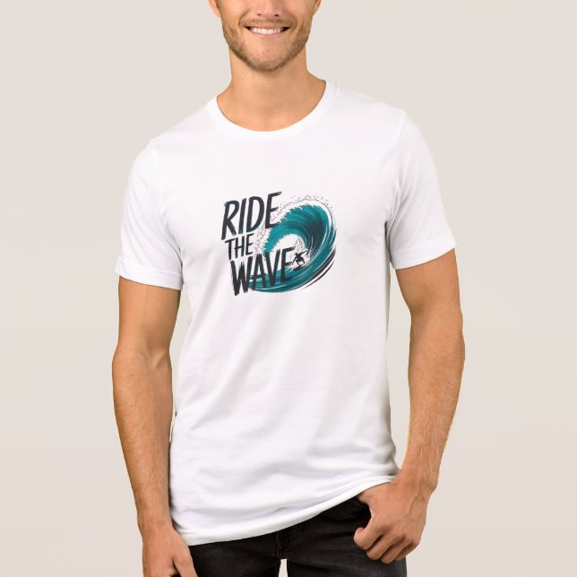 T-shirt En Tri-matière Marcher les vagues (Recto)