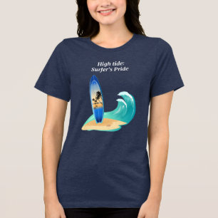 T-shirt En Tri-matière "Marée haute : la fierté du surfeur" aventure océa