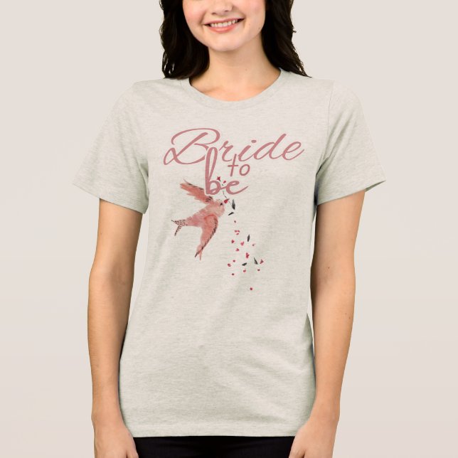 T-shirt En Tri-matière Mariée à être (Recto)