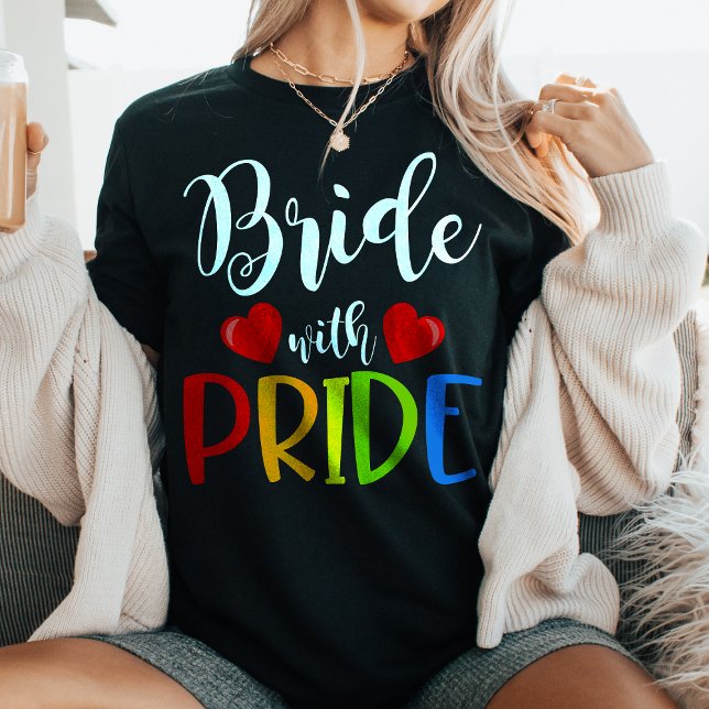 T-shirt En Tri-matière Mariée avec Mariage LGBTQ+ Pride (Créateur téléchargé)