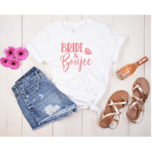 T-shirt En Tri-matière Mariée + Fête de Bachelorette de Luxe