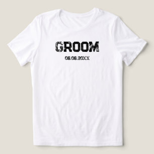 T-shirt En Tri-matière Mariée & Marié Personnalisé Engagement sur mesure