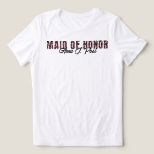 T-shirt En Tri-matière Mariée Pickleball Personnalisée Demoiselle d'Honne