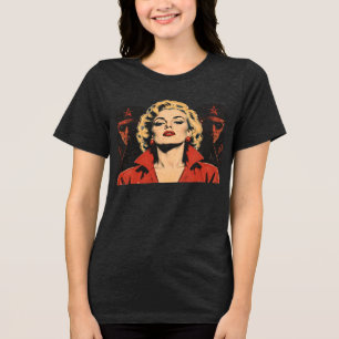 T-shirt En Tri-matière Marilyn Monroe suivie par des espions