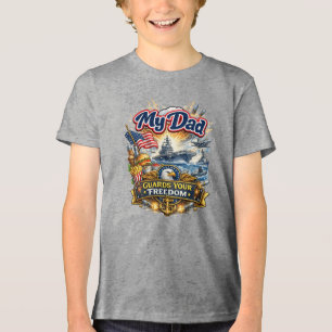 T-shirt En Tri-matière Marine