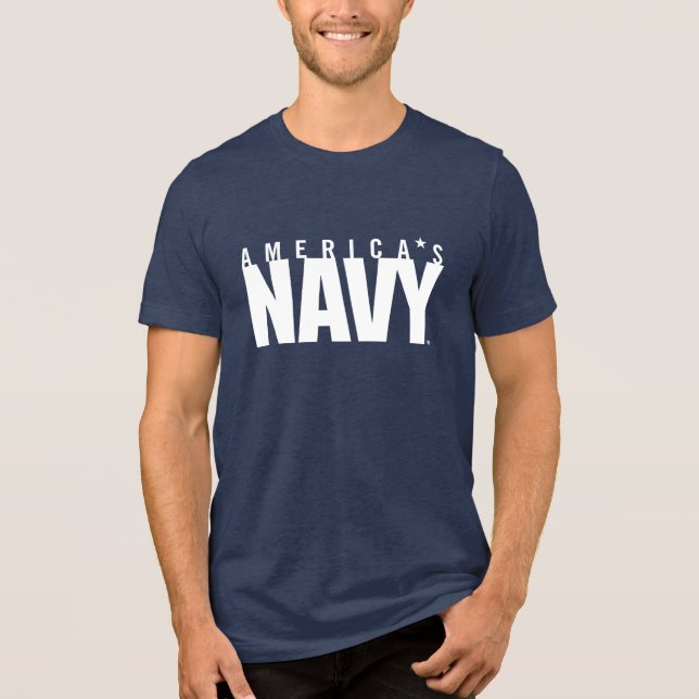 T-shirt En Tri-matière Marine américaine | Marine américaine (Recto)
