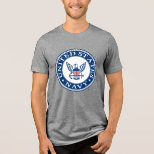T-shirt En Tri-matière Marine américaine   Navy Alt Emblem