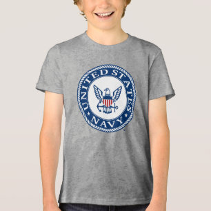 T-shirt En Tri-matière Marine américaine Navy Alt Emblem