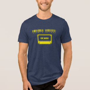 T-shirt En Tri-matière Marine et Jaune des Aliens cosmiques