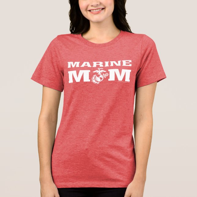 T-shirt En Tri-matière Marine Maman (Recto)