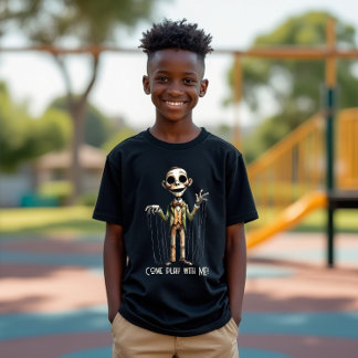 T-shirt En Tri-matière Marionnette - Venez Jouer Avec Moi Personnalisé
