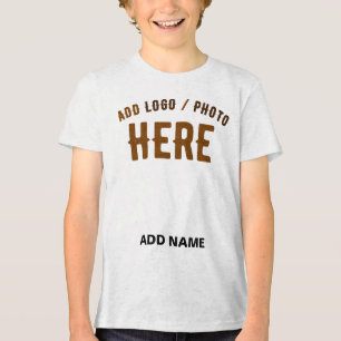 T-SHIRT  EN TRI-MATIÈRE MARQUE BLANCHE MODERNE ET PERSONNALISABLE VÉRIFIÉE