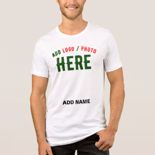 T-SHIRT  EN TRI-MATIÈRE MARQUE BLANCHE MODERNE ET PERSONNALISABLE VÉRIFIÉE