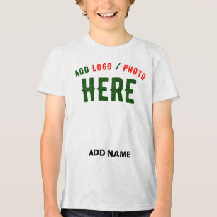 T-SHIRT EN TRI-MATIÈRE MARQUE BLANCHE MODERNE ET PERSONNALISABLE VÉRIFIÉE