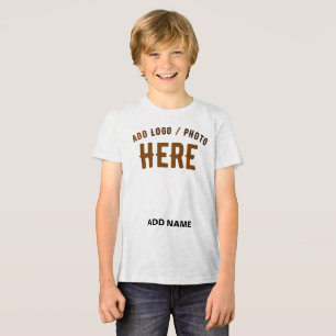 T-SHIRT  EN TRI-MATIÈRE MARQUE BLANCHE MODERNE ET PERSONNALISABLE VÉRIFIÉE