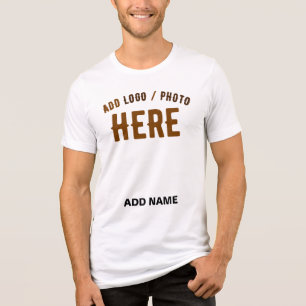 T-SHIRT EN TRI-MATIÈRE MARQUE BLANCHE MODERNE ET PERSONNALISABLE VÉRIFIÉE
