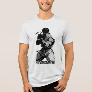 T-shirt En Tri-matière Martial Arts Fighter Combat Ready Heavyweight Gym