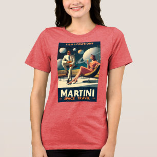 T-shirt En Tri-matière Martini Space Travel Affiches Emplacements du film