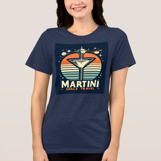 T-shirt En Tri-matière Martini Space Travel Lift Off Logo (Recto)