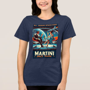 T-shirt En Tri-matière Martini Space Travel Poster Rogue Space Port