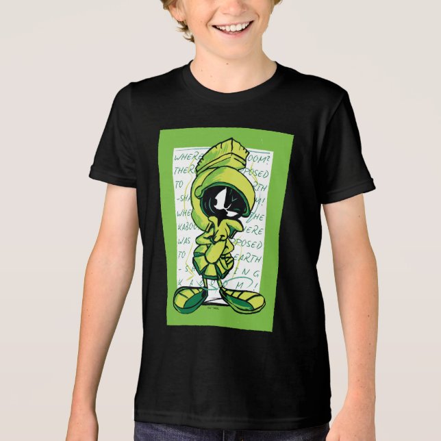 T-shirt En Tri-matière MARVIN THE MARTIAN™ - Croquis (Recto)