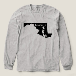 T-shirt En Tri-matière Maryland State Belong State Pride