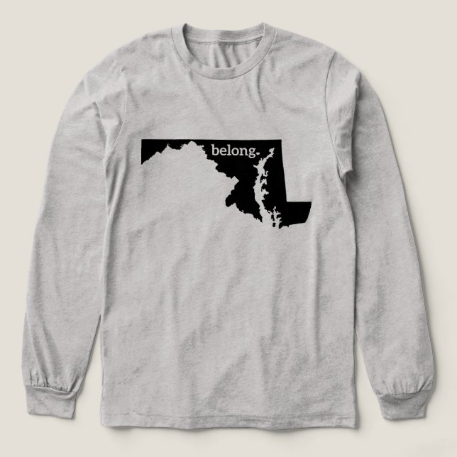 T-shirt En Tri-matière Maryland State Belong State Pride (Motif devant)