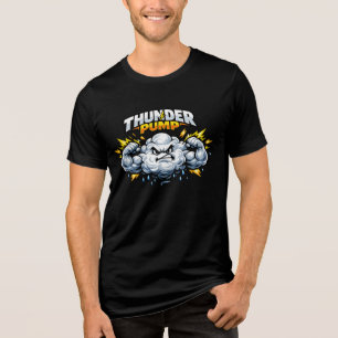 T-shirt En Tri-matière Mascotte de la tempête de la pompe de tonnerre – G