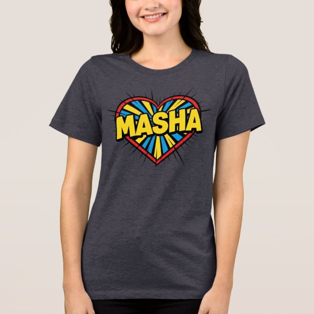 T-shirt En Tri-matière Masha Love (Recto)