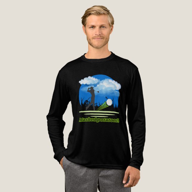 T-shirt En Tri-matière Mashed Potatoes long sleeve shirt (Recto complet)