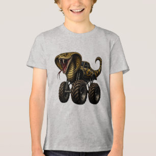 T-shirt En Tri-matière Massif camion monstre Roi Cobra