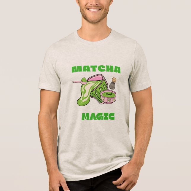 T-shirt En Tri-matière Matcha Magie  (Recto)