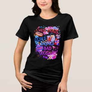 T-shirt En Tri-matière Mauvais choix de hot-dogs