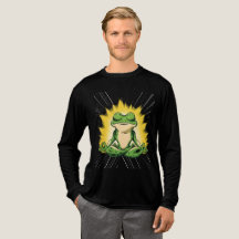 Méditation de la grenouille zen Super Saiyan Glow