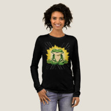 Méditation de la grenouille zen Super Saiyan Glow