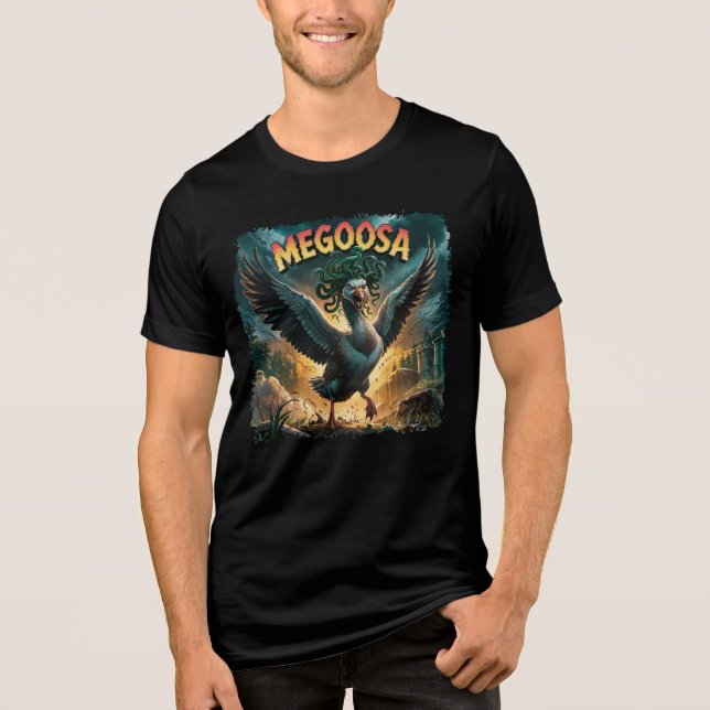 T-shirt En Tri-matière Megoosa Illustration Combo Créature Drôle (Recto)